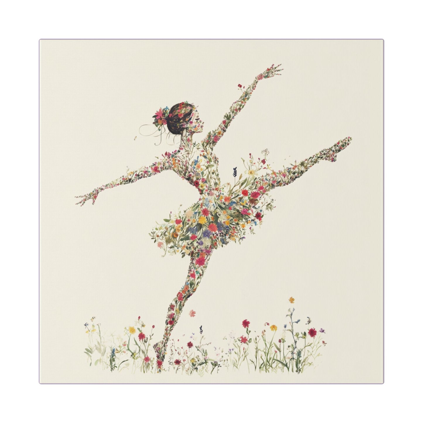 You Belong Among the Wild Flowers - Frolic - on Canvas