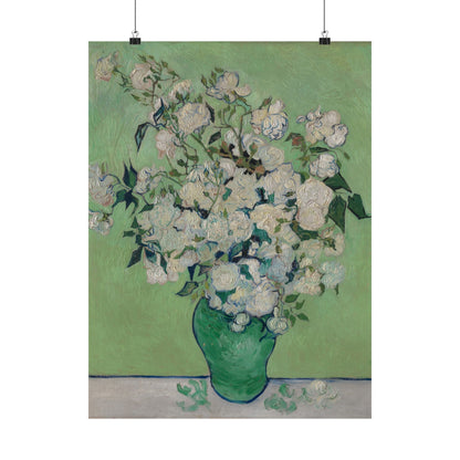 Van Gogh- Fine Art Prints - Reproduction - Flowers in a Vase - Floral Vertical Poster - Artistic Home Décor for Nature Lovers