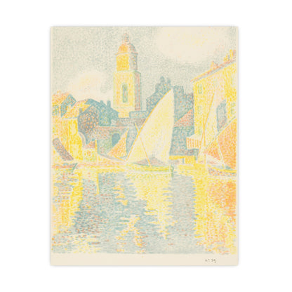 Port of Saint-Tropez - Signac Pointillist Fine Art Poster
