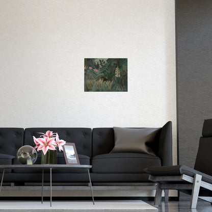 The Equatorial Jungle - Rousseau Tropical Fine Art Poster
