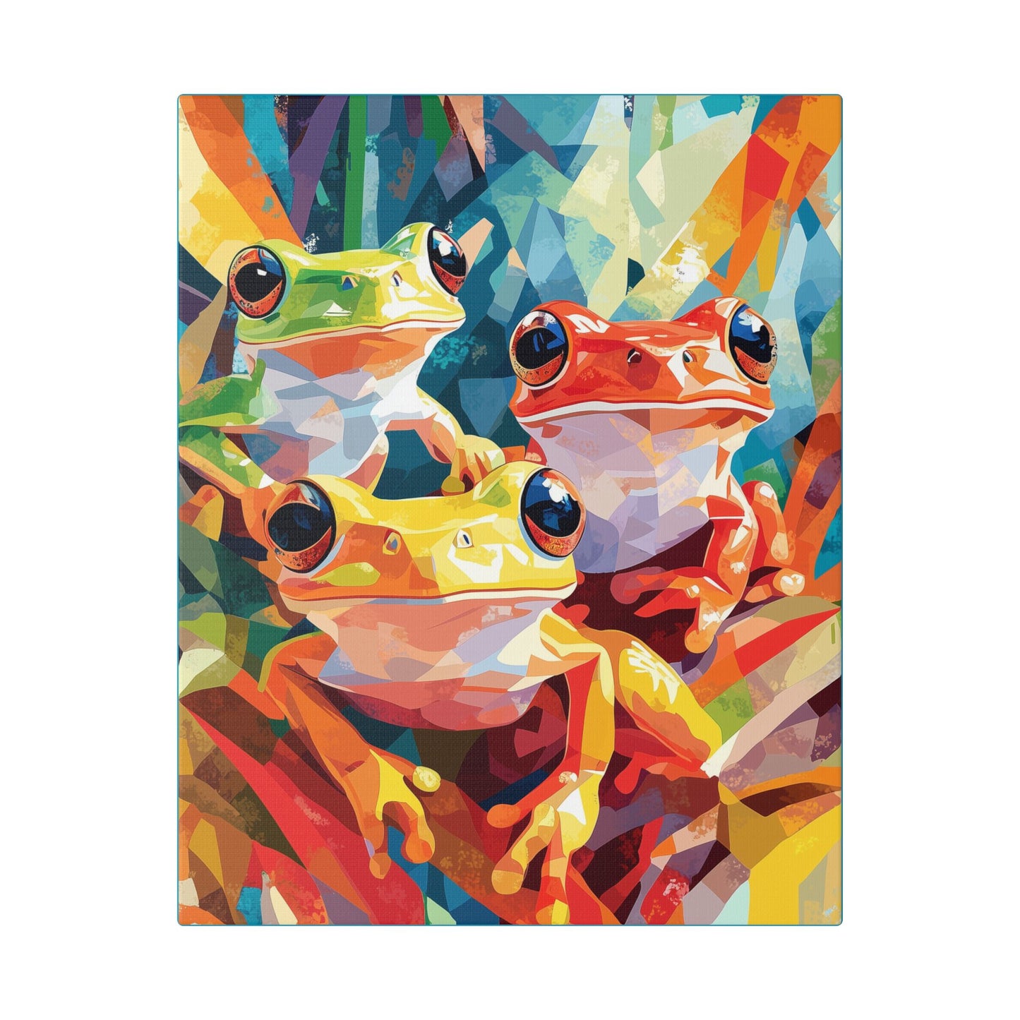 Frogs are Friends - Delight in Nature Series - Fine Art Print on Canvas