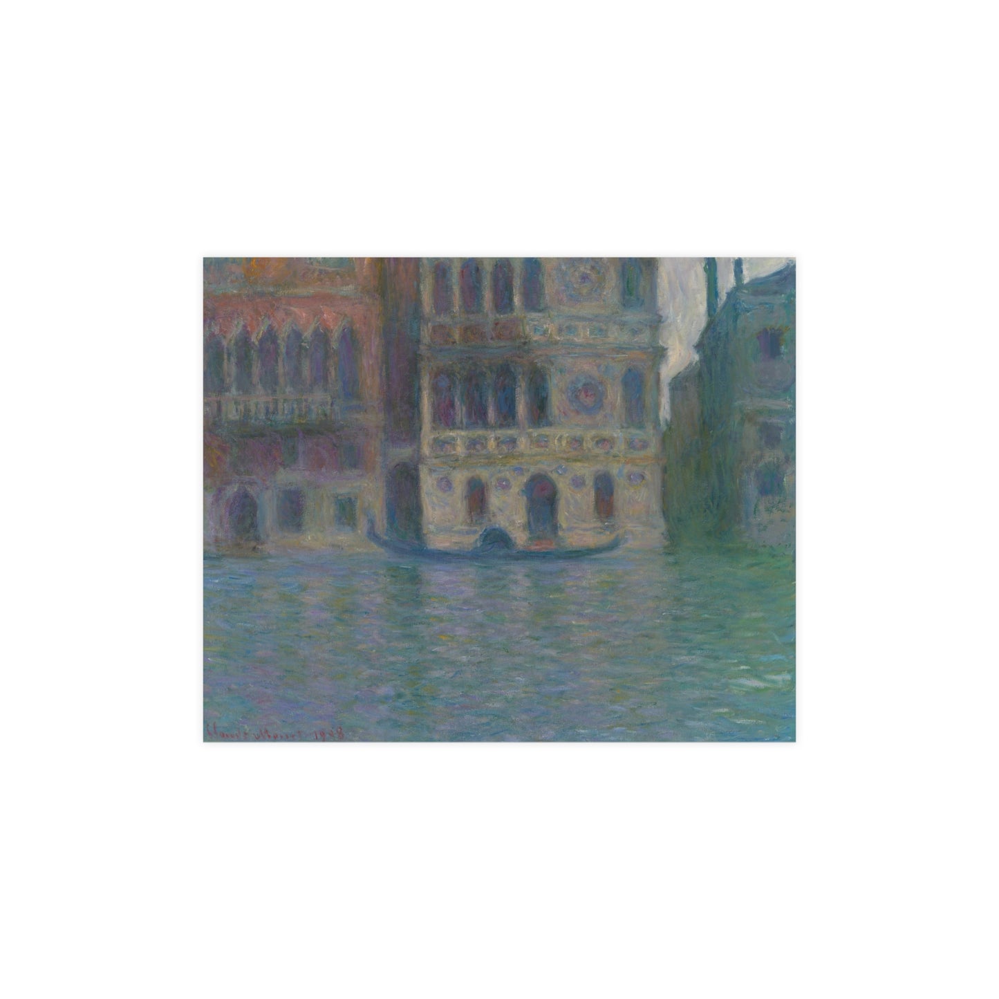 Venice Palazzo Dario - Monet Fine Art Poster