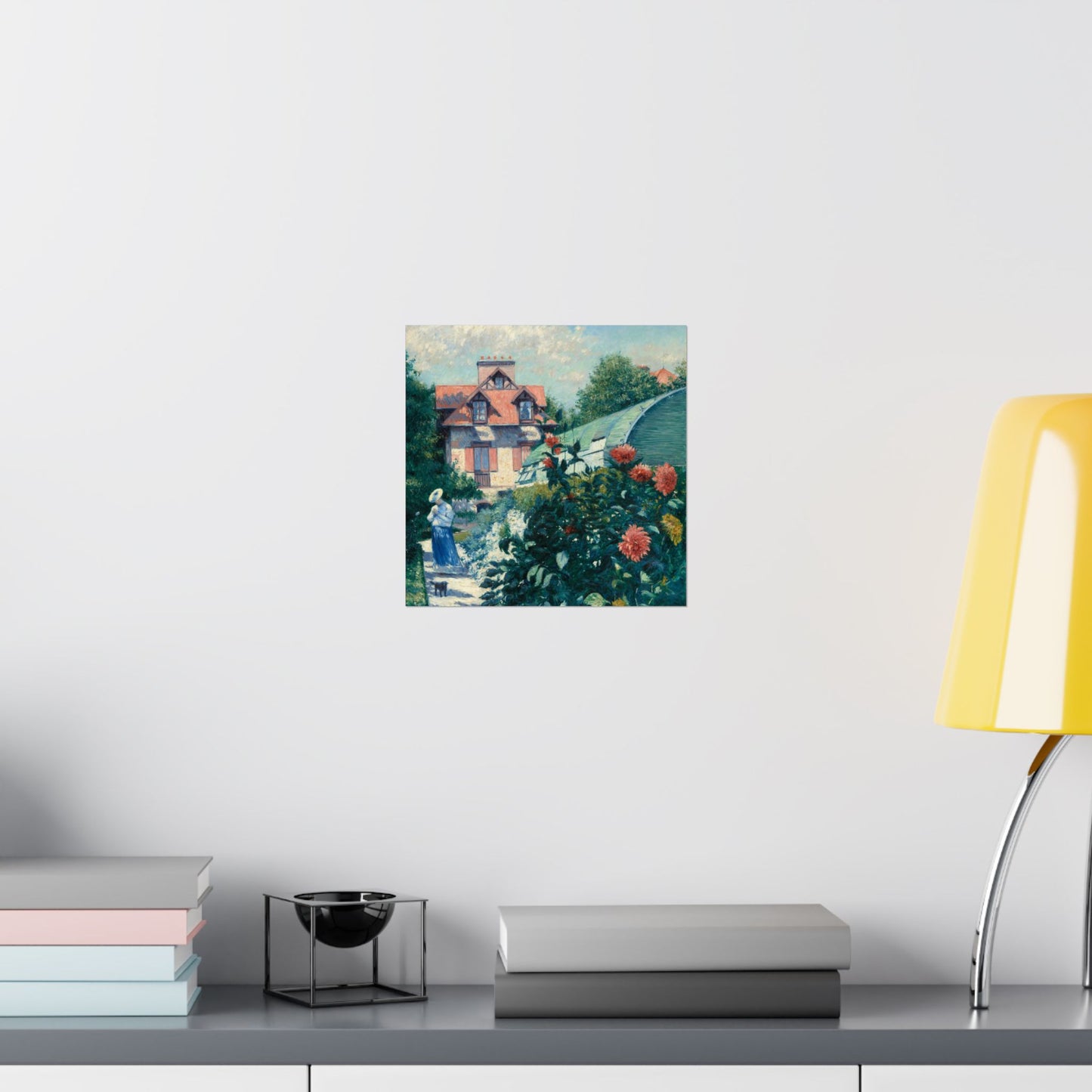 Dahlias Vintage Botanical Fine Art Print