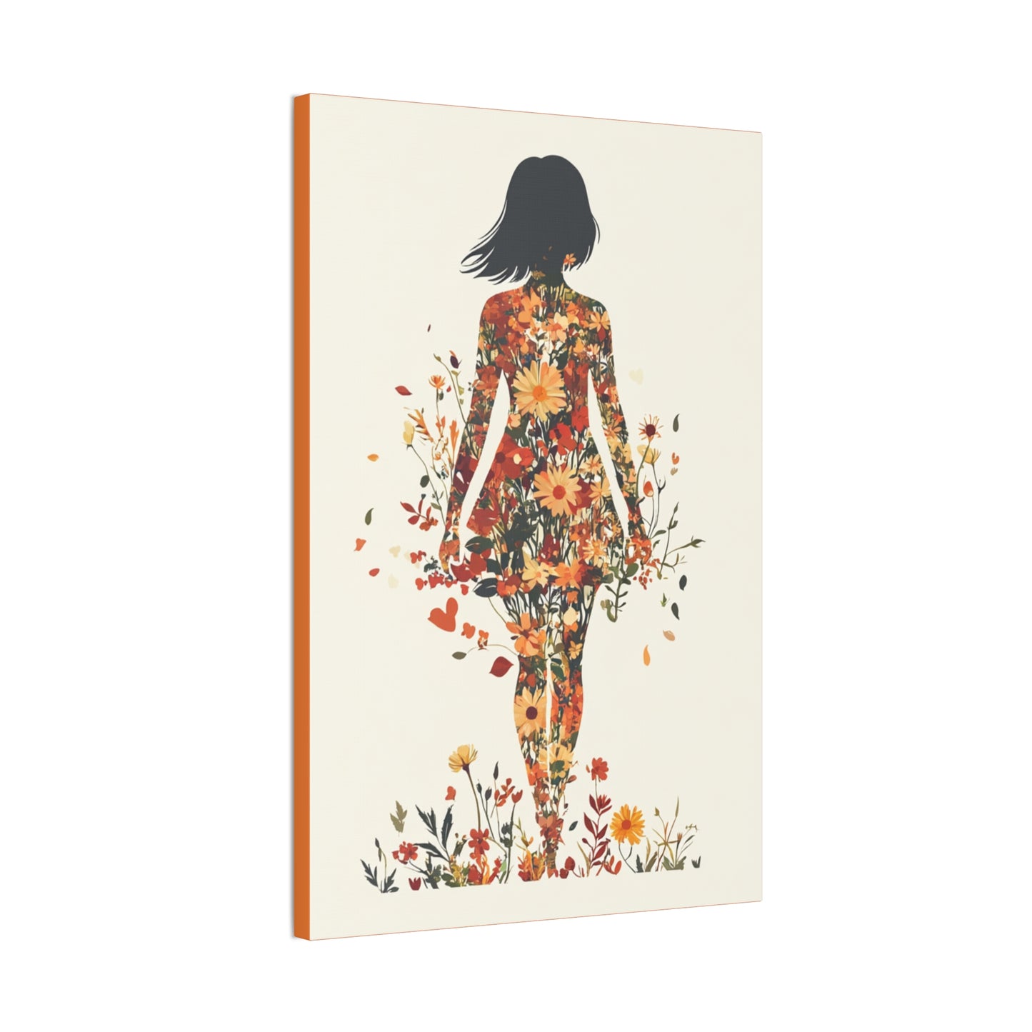 You Belong Among the Wildflowers  - Flower Girl - Print on Canvas