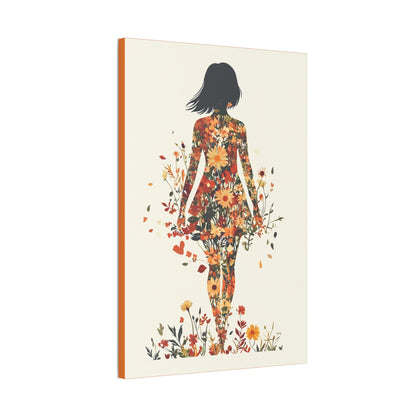 You Belong Among the Wildflowers  - Flower Girl - Print on Canvas