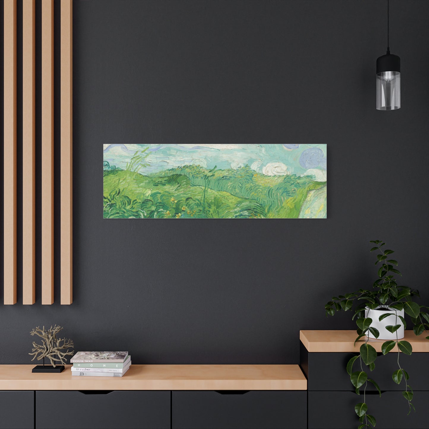 Vincent van Gogh - Green Wheat Fields Fine Art Canvas Print