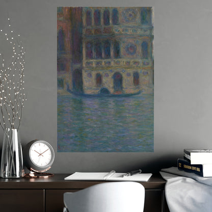 Venice Palazzo Dario - Monet Fine Art Poster