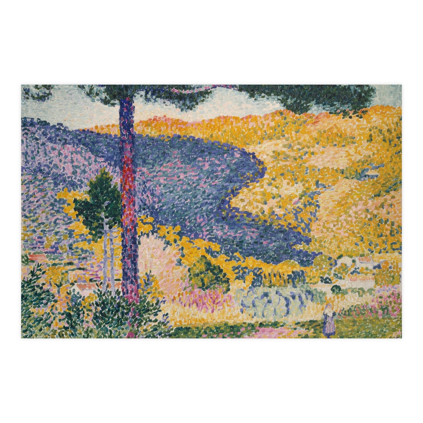 Valley with Fir Shade on the Mountain - Museum Collection - Fine Art Poster
