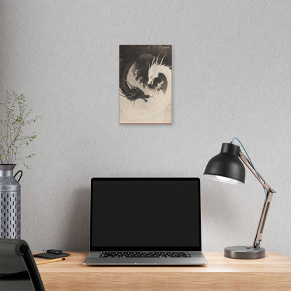 Yin & Yang - Dragon Art Collection -  Fine Art Print on Canvas