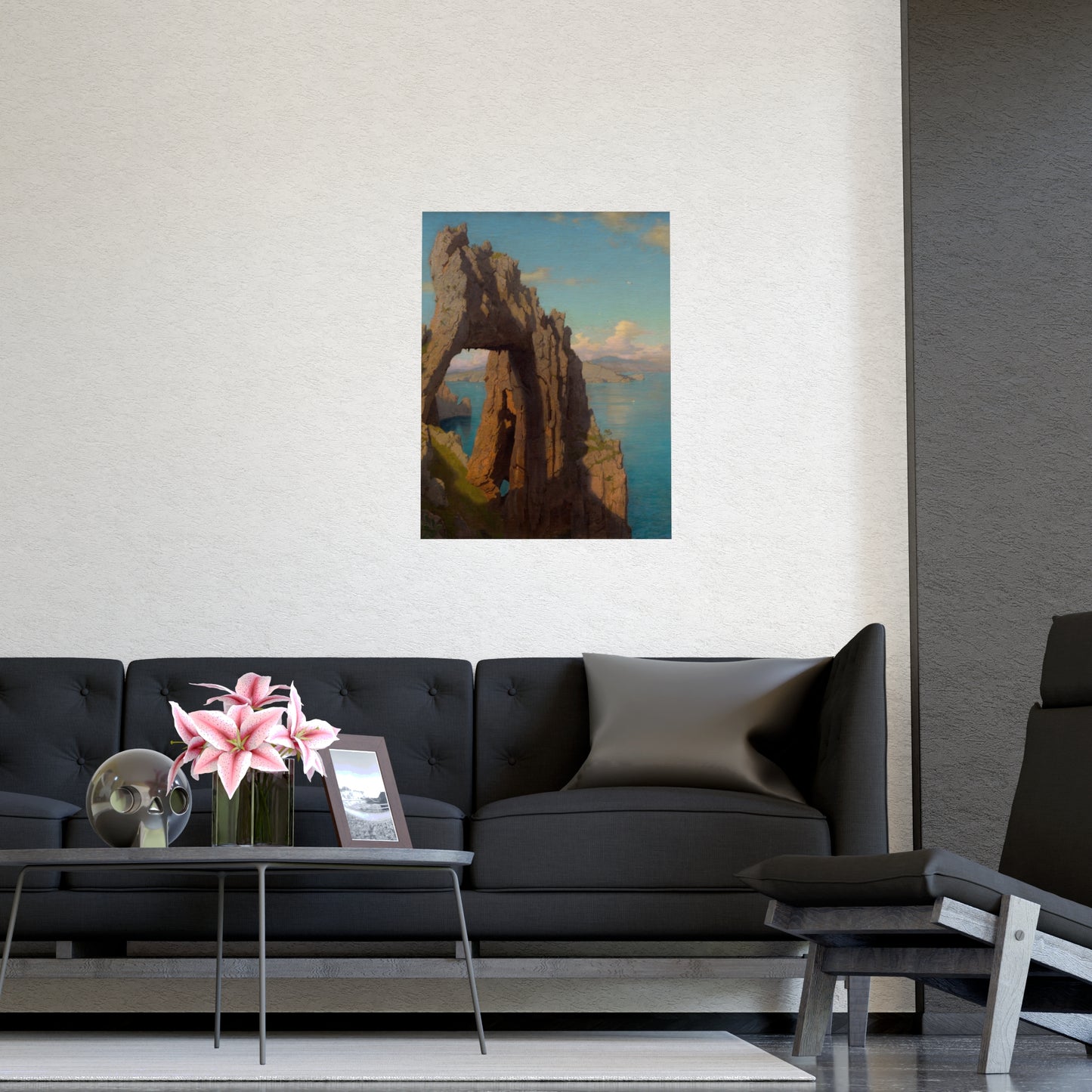 Natural Arch at Capri - Italian Coast Fine Art Poster