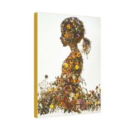 Summers Gone By - Wildflowers Fine Art Print on Canvas