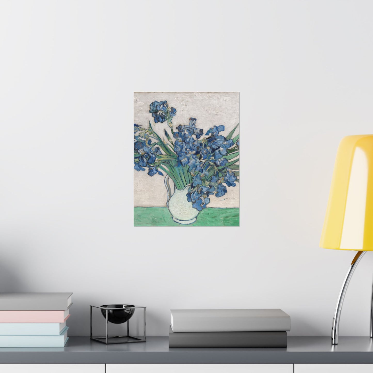 Van Gogh Irises Fine Art Print - Blue Flowers Wall Art