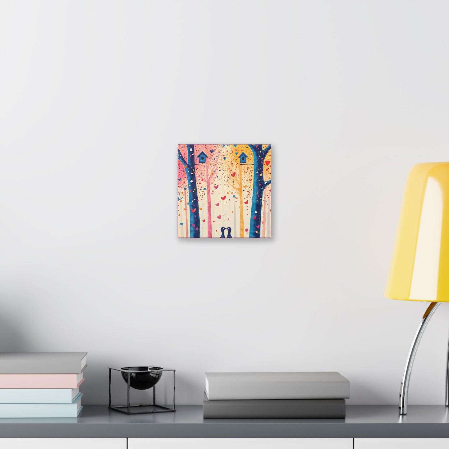 Little Love Birds - Delight in Nature Series - Fine Art Print on Canvas