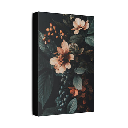 Evergreen Moody Botanical -Secret Garden Series  - Fine Art Print on Canvas