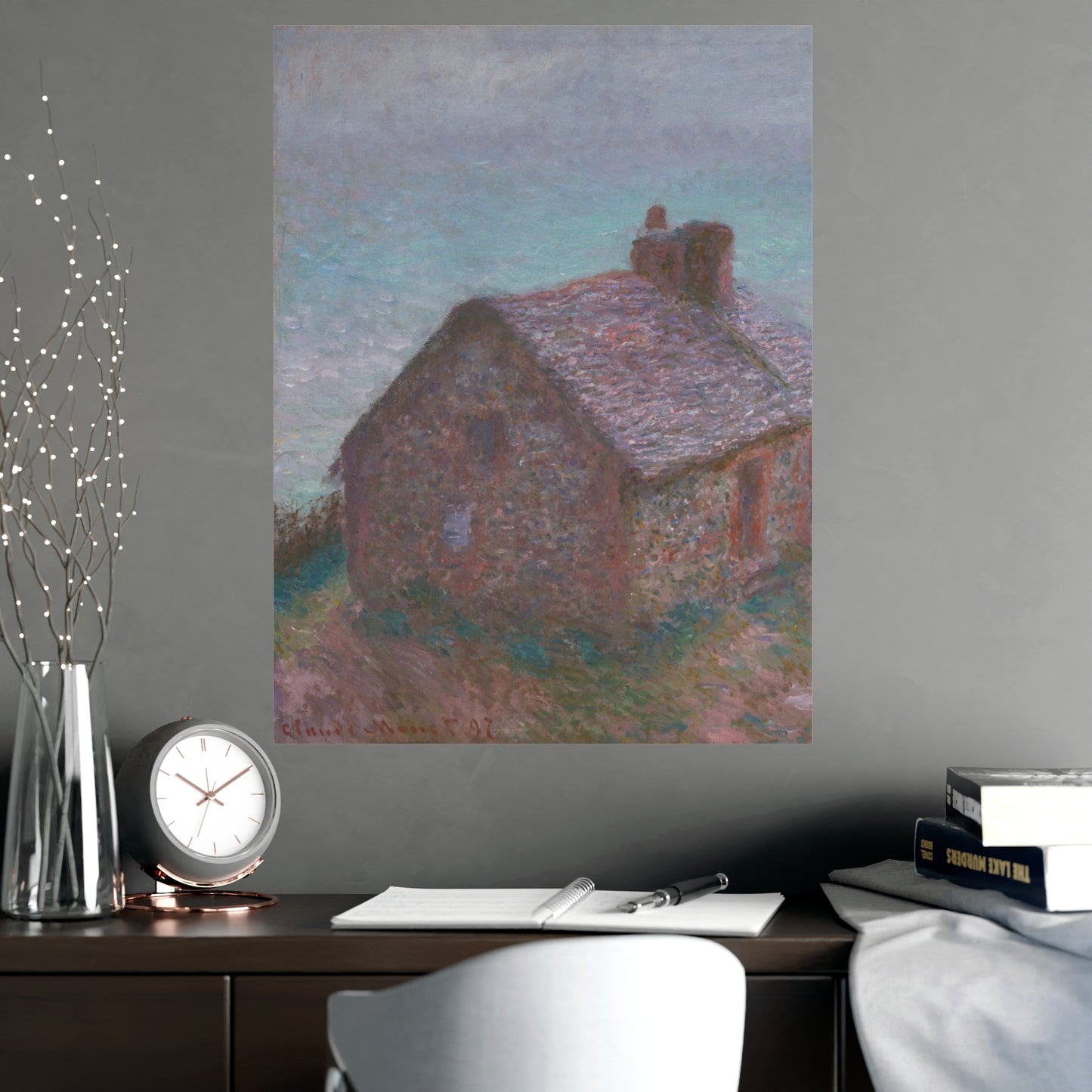 The Customs House at Varengeville - Monet Fine Art Poster