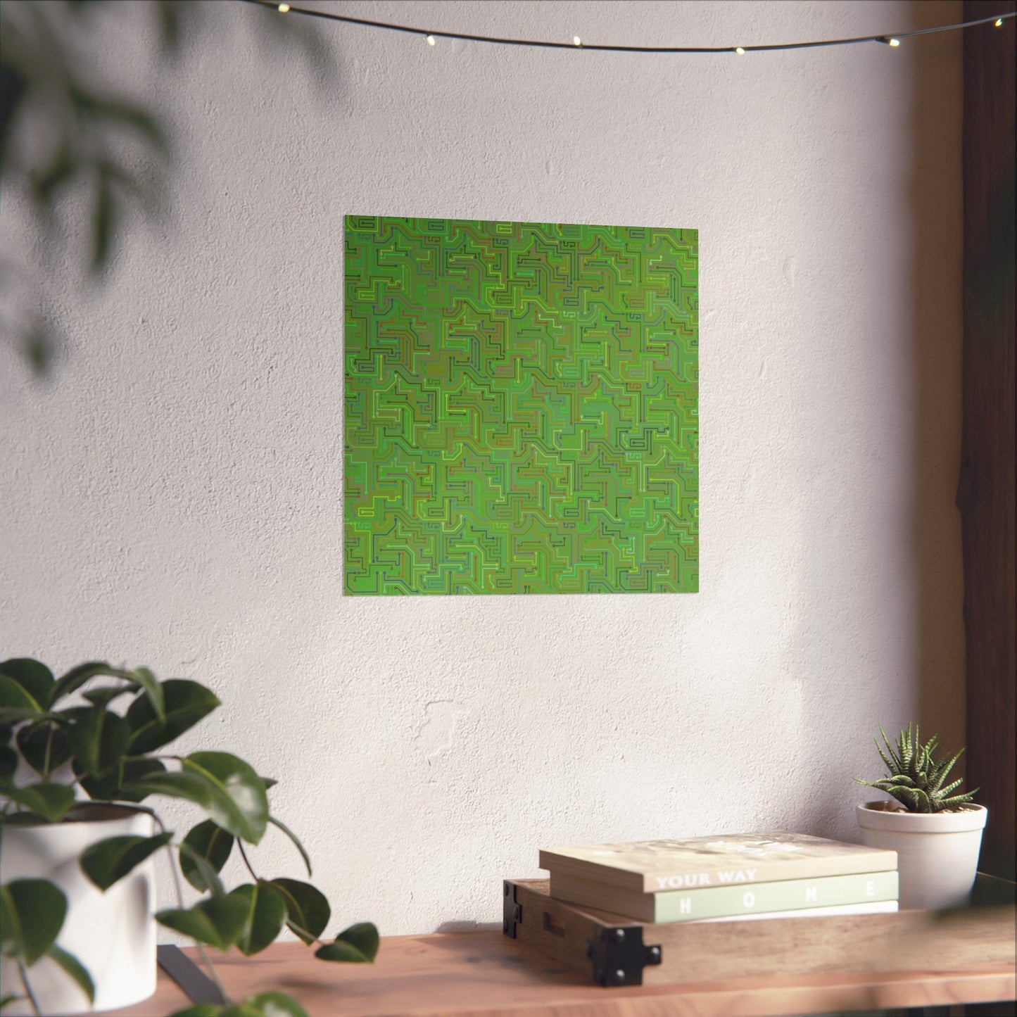 Circuit Board Art Print - Multi-color - Tech- Vertical Poster - Modern Wall Art
