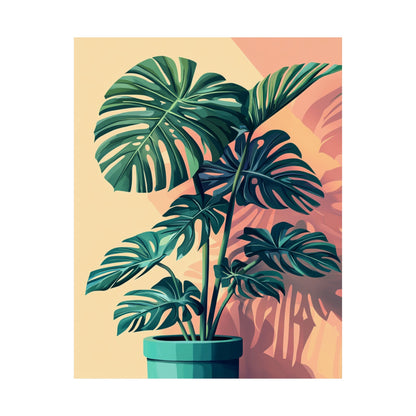 Tropical Monstera Botanical Fine Art Print