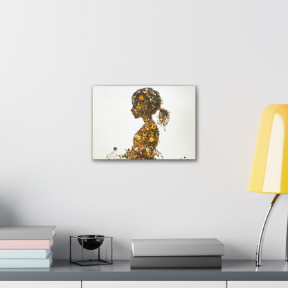 Summers Gone By - Wildflowers Fine Art Print on Canvas