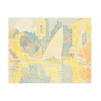 Port of Saint-Tropez - Signac Pointillist Fine Art Poster