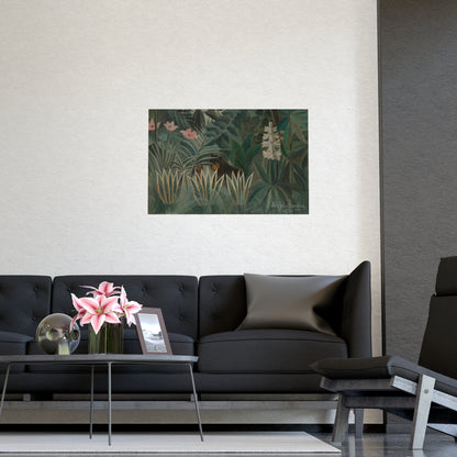 The Equatorial Jungle - Rousseau Tropical Fine Art Poster