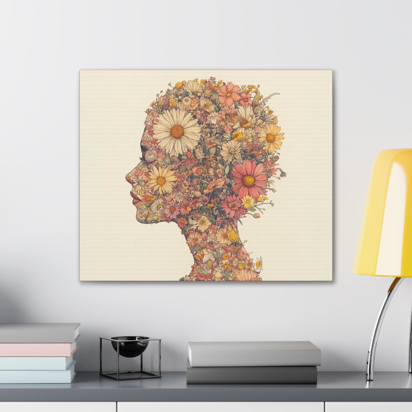 And So She Grew on Canvas