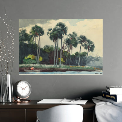 Red Shirt Homosassa Florida - Winslow Homer Fine Art Poster