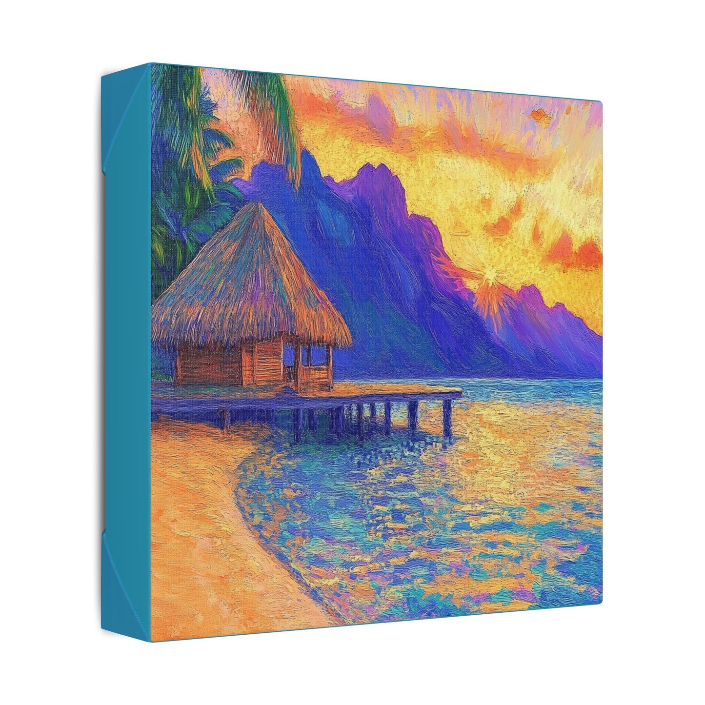 Mornings are Better on Vacation  - Fine Art Print on Canvas