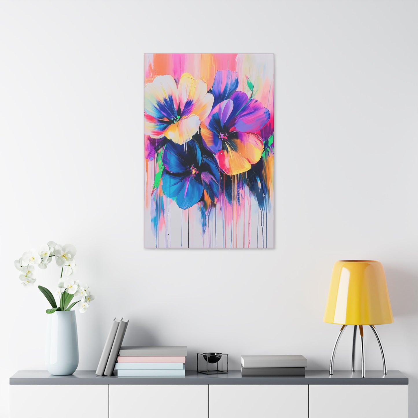 Color Blooms - Delight in Nature Series - Fine Art Print on Canvas