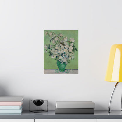 Van Gogh- Fine Art Prints - Reproduction - Flowers in a Vase - Floral Vertical Poster - Artistic Home Décor for Nature Lovers
