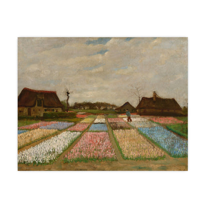 Flower Beds in Holland - Van Gogh Fine Art Poster