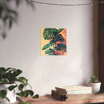 Tropical Monstera Botanical Fine Art Print