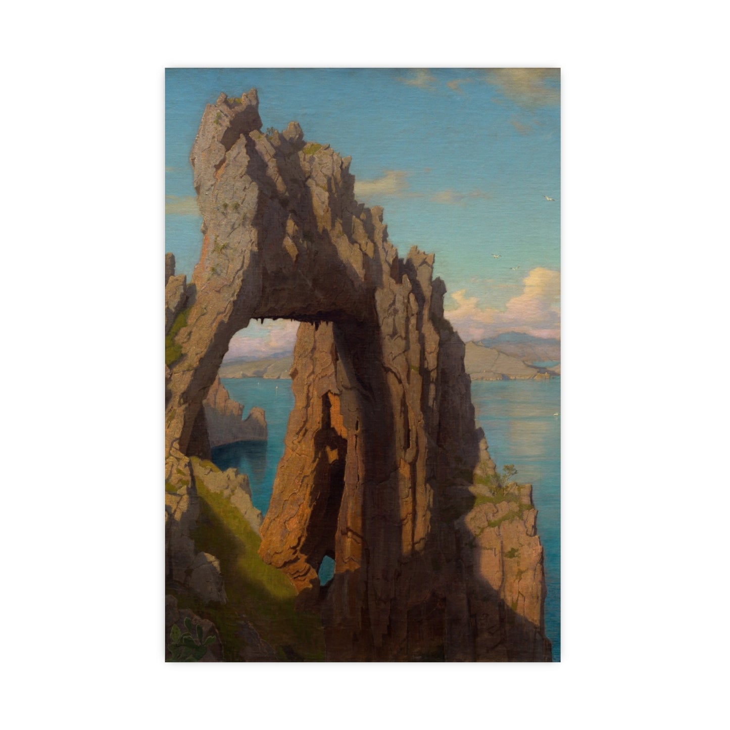 Natural Arch at Capri - Italian Coast Fine Art Poster