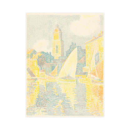 Port of Saint-Tropez - Signac Pointillist Fine Art Poster