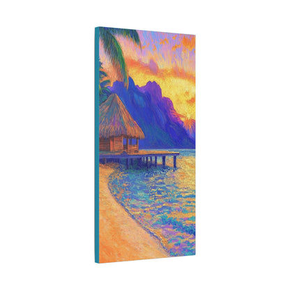 Mornings are Better on Vacation  - Fine Art Print on Canvas