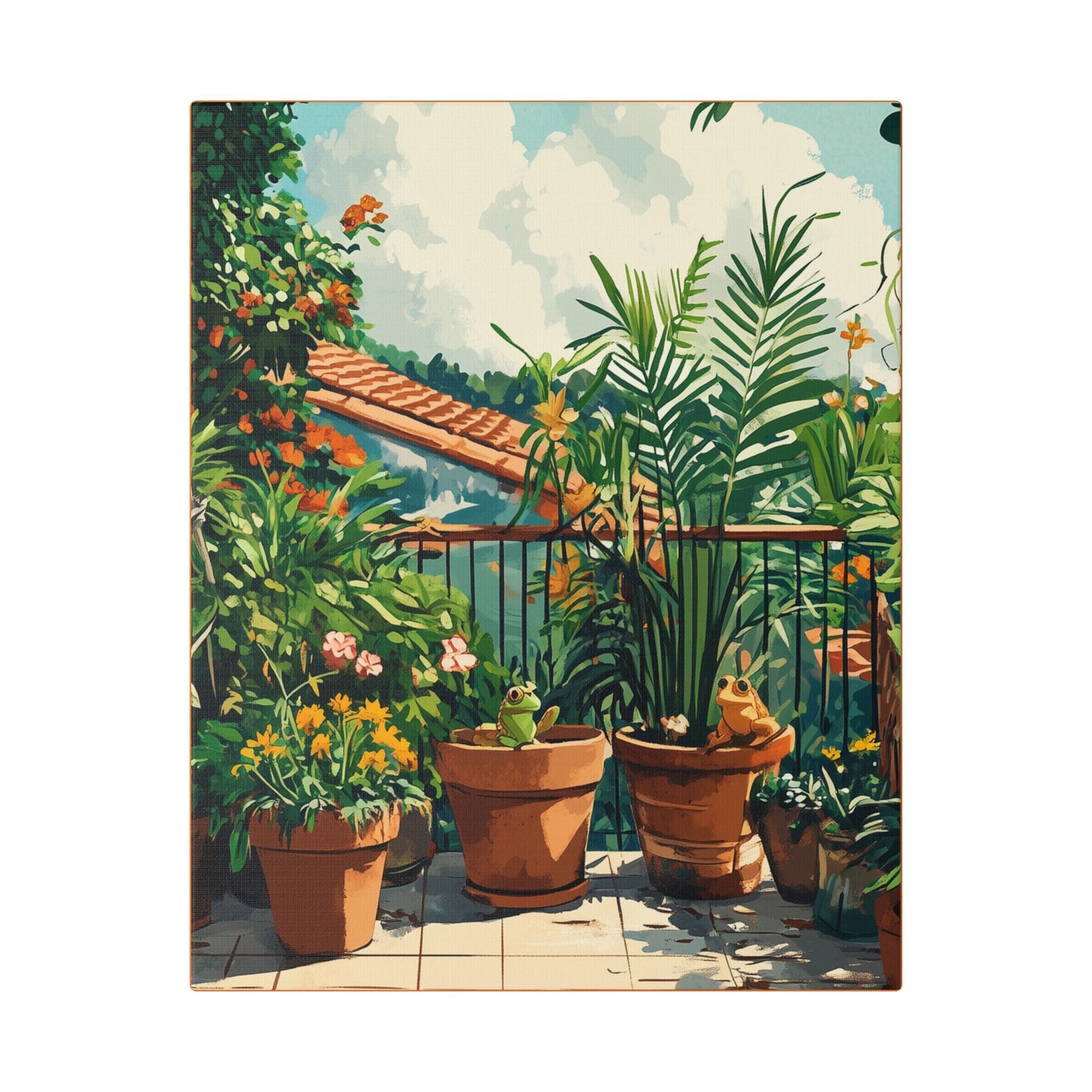 Room with a View - Let's Stay on Vacay Series- Fine Art Print on Canvas