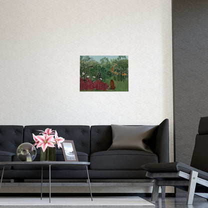 Tropical Forest with Monkeys - Rousseau Fine Art Poster