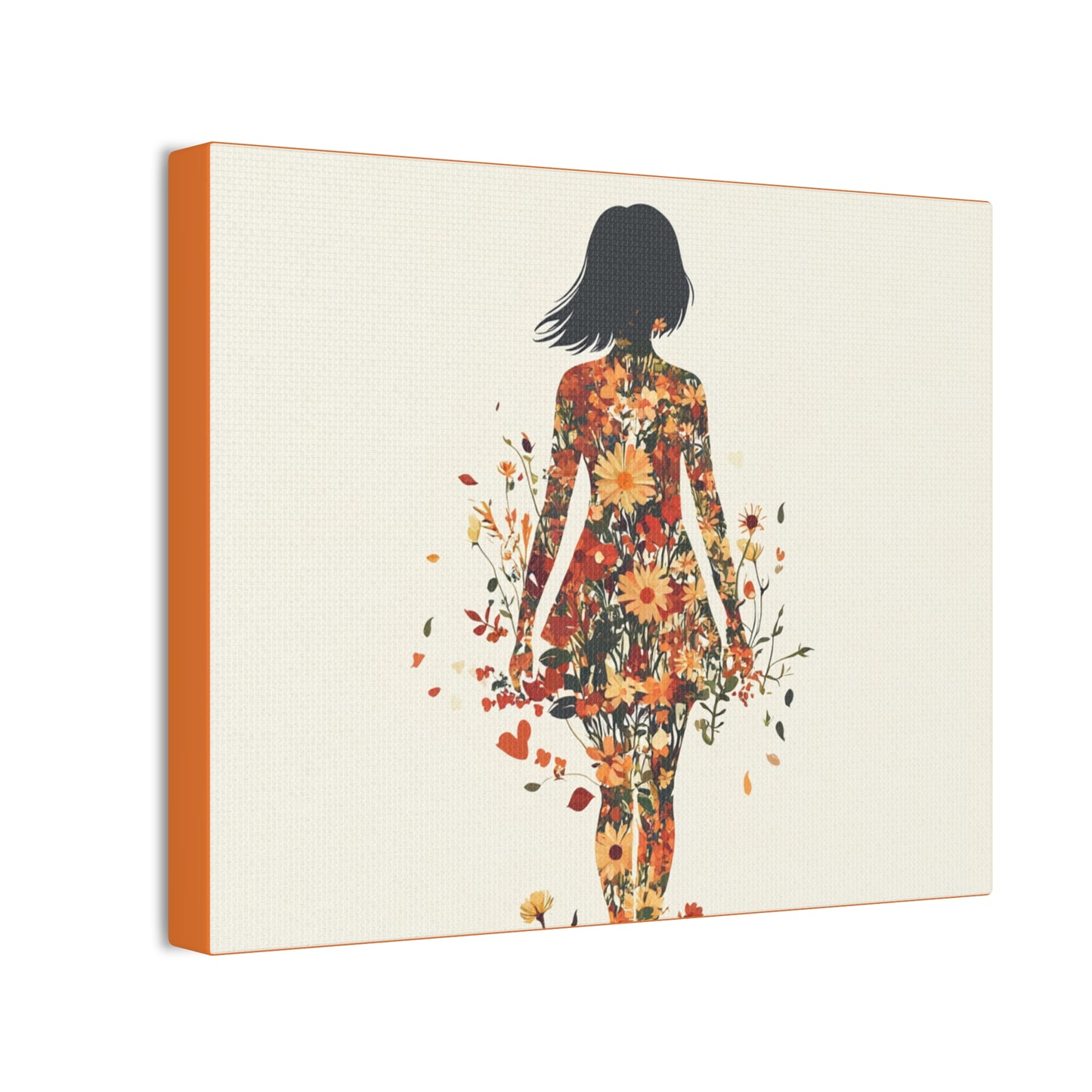 You Belong Among the Wildflowers  - Flower Girl - Print on Canvas