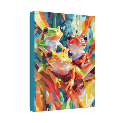 Frogs are Friends - Delight in Nature Series - Fine Art Print on Canvas