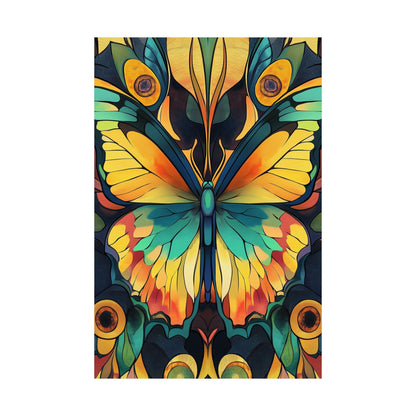 Brilliant Butterfly - Bohemian Wall Art - Fine Art Print - Poster Matte - Vertical Wall Décor