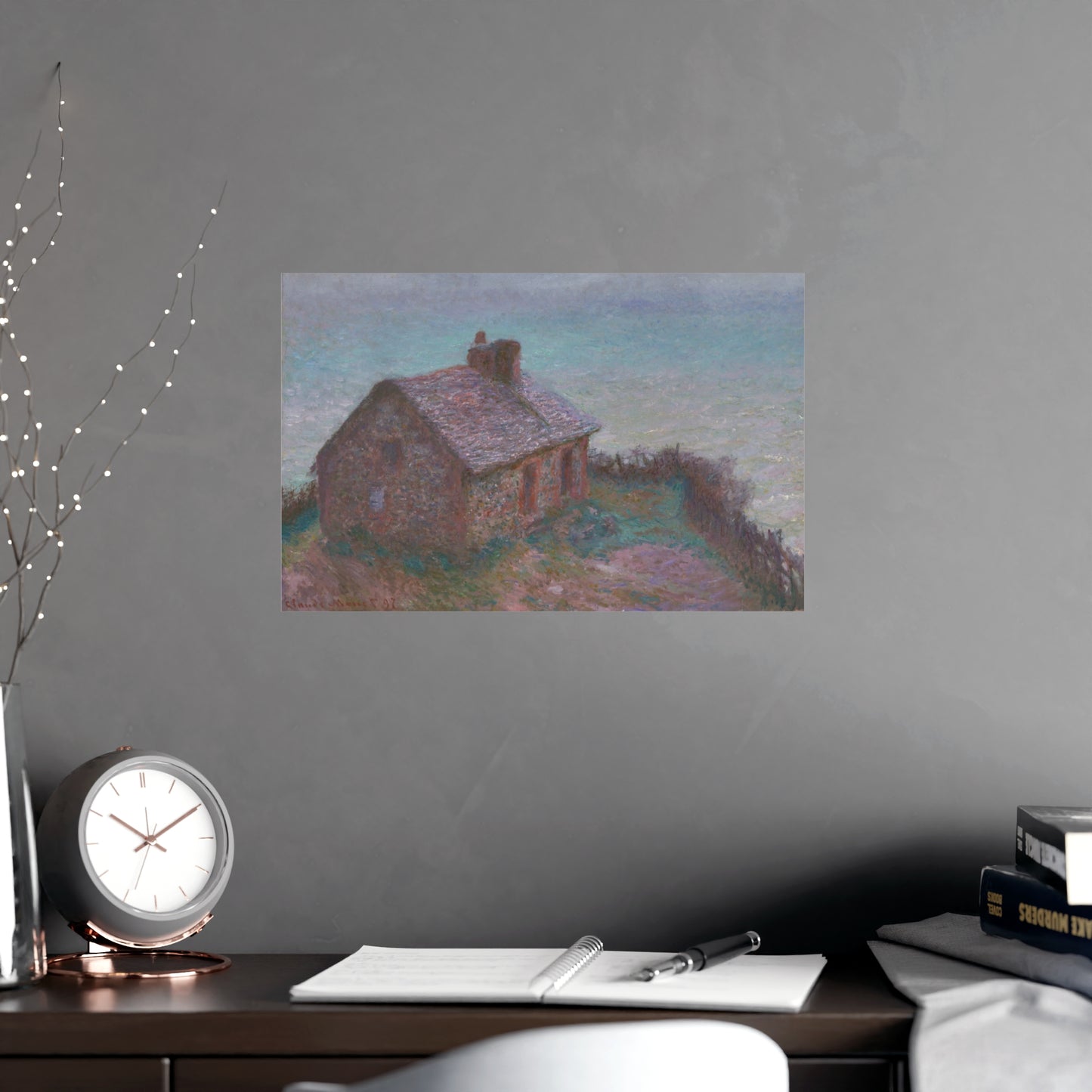 The Customs House at Varengeville - Monet Fine Art Poster