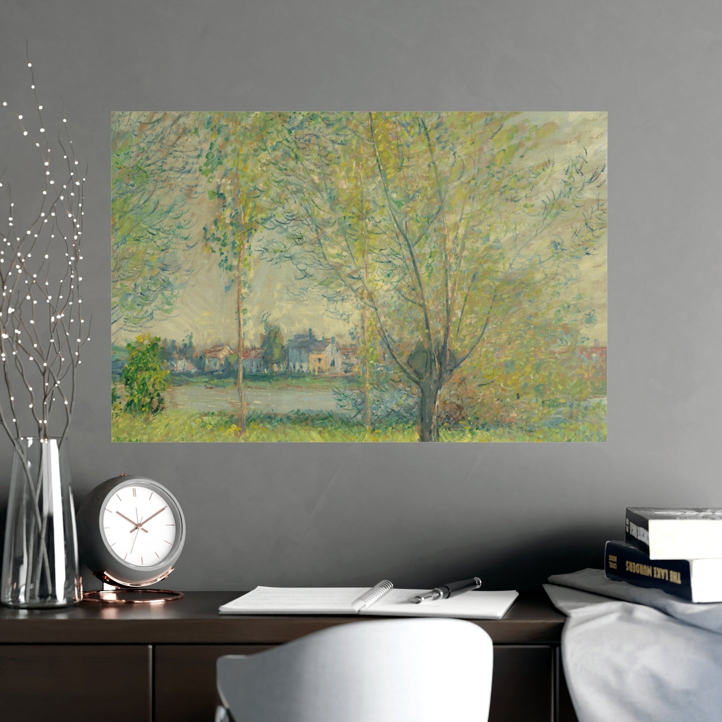 The Willows - Peaceful Landscape Fine Art Poster