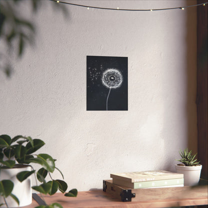 Just Dandy Dandelion Inspirational Fine Art Print