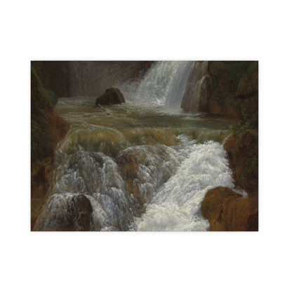 Waterfalls at Tivoli - Italian Landscape Fine Art Poster
