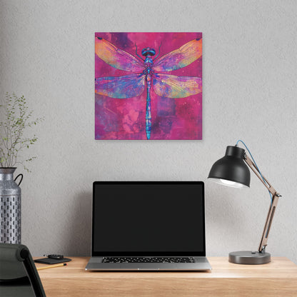 Vibrant Dragonfly - Secret Garden Series -  Fine Art Print on Canvas