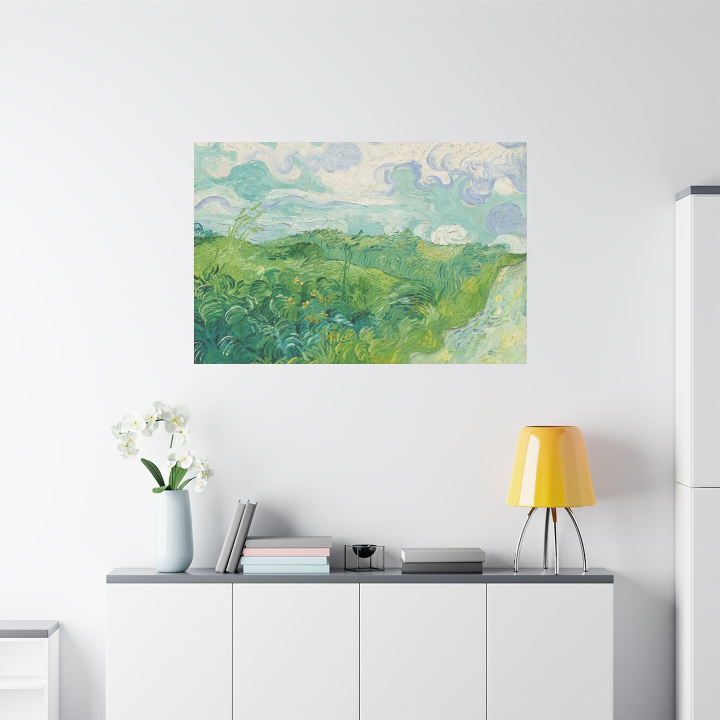 Vincent van Gogh - Green Wheat Fields Fine Art Canvas Print