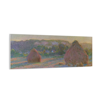 Claude Monet - Fields of Wheat Fine Art Canvas Print