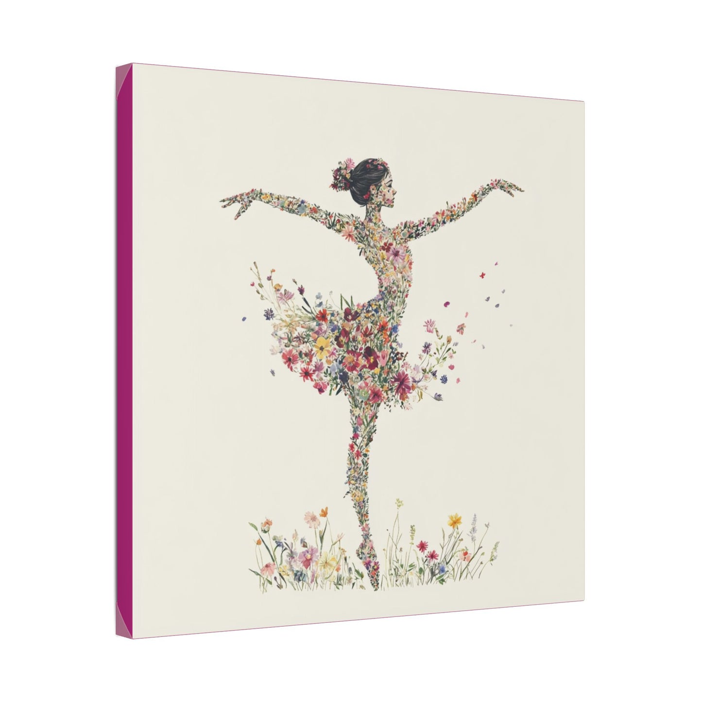 You Belong Among the Wild Flowers - On Point - Painting on Canvas