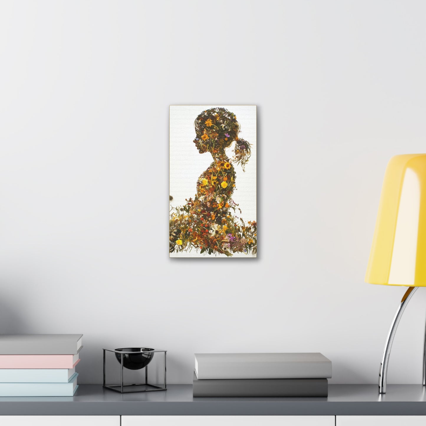 Summers Gone By - Wildflowers Fine Art Print on Canvas