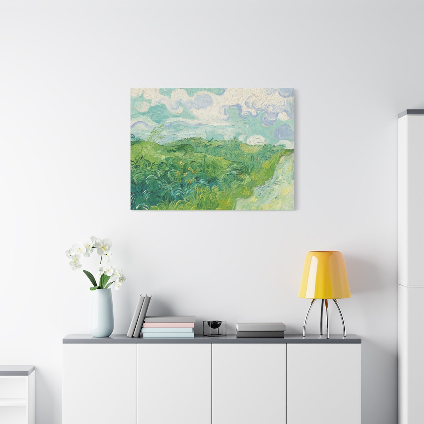 Vincent van Gogh - Green Wheat Fields Fine Art Canvas Print