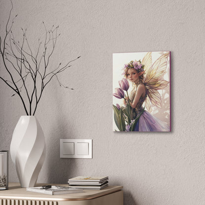 Tuesdays are for Tulips - Flowers & Fairies Collection - Fine Art Print on Canvas